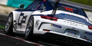 Porsche Carrera Cup Asia 2019 car livery design for teamNZ Graeme Dowsett