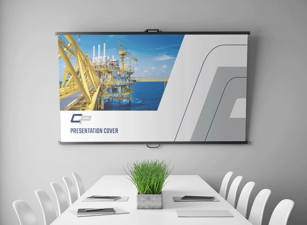 Completion Products singapore meeting presentation template graphic design