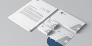 Completion Products singapore corporate identity stationery