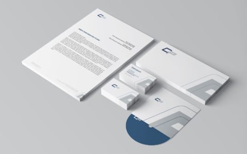 Completion Products singapore corporate identity stationery