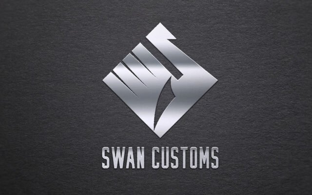 Swan-customs-logo-silver-metal